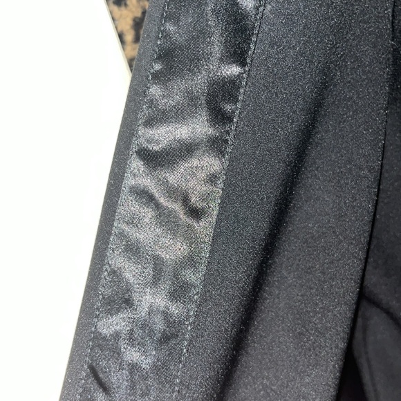 BLAZER WITH SATIN TRIM ON ARM - Picture 3 of 3